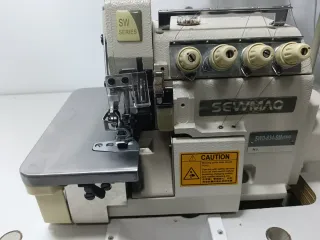 Máquina de coser industrial plana y remalladora