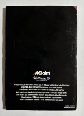 Mortal Kombat 3 Snes Pal ESP