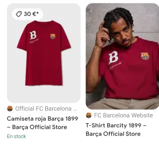 Lote Ropa FC Barcelona Talla M