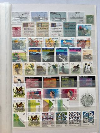 Sellos Nueva Zelanda Nuevos MNH Lote 3 PAG.