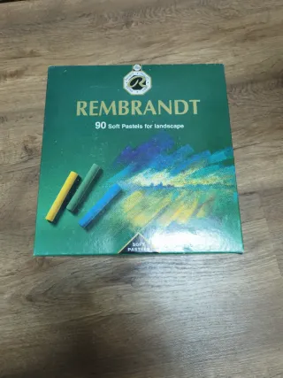 Pasteles Rembrandt 90 Soft Pastels landscape