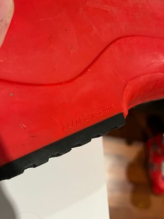 Botas de esquí Salomon rojas