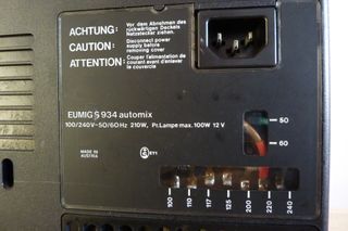 Proyector Super 8 Eumig S 934 Automix. No funciona