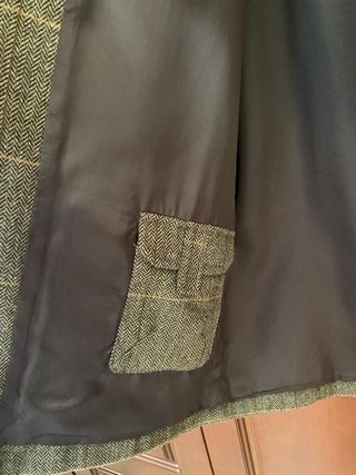 Blazer Cortefiel Gris Cuadros