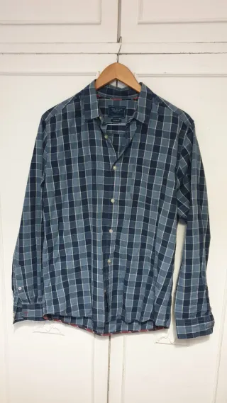 Camisa Springfield cuadros azul Talla L