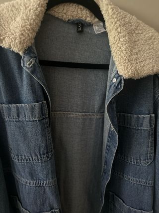 Chaqueta Jean H&M con Borrego