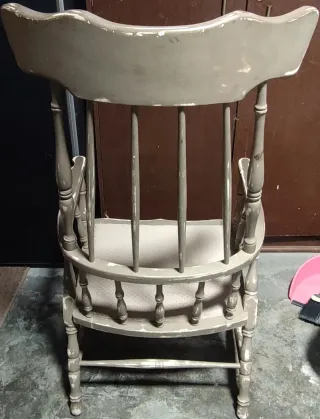 Poltrone in legno tornito X2 + 4 cuscini