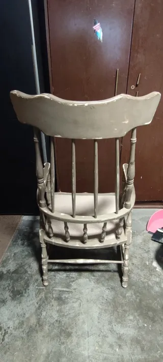 Poltrone in legno tornito X2 + 4 cuscini