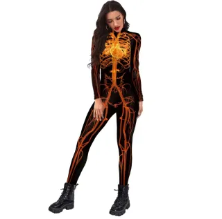 Disfraz Cuerpo Humano Nervios Talla Única
