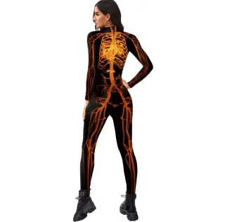 Disfraz Cuerpo Humano Nervios Talla Única