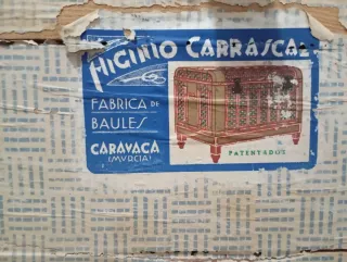 Baúl antiguo para restaurar