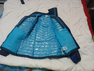 Anorak Columbia Azul y Turquesa