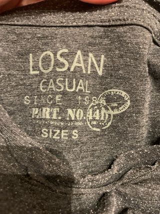 Camiseta LOSAN gris manga larga