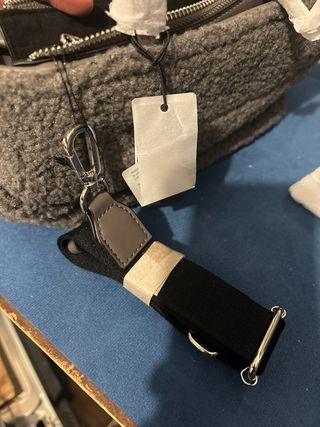 Bolso Parfois Gris Peluche