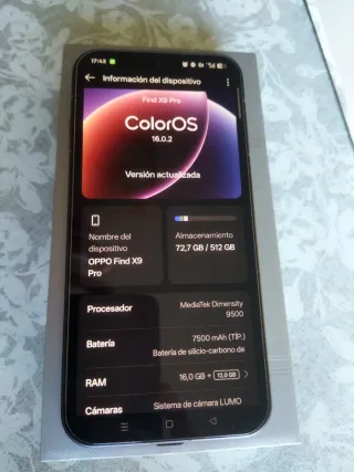 Oppo Find X9 Pro 16 GB RAM + 512 GB