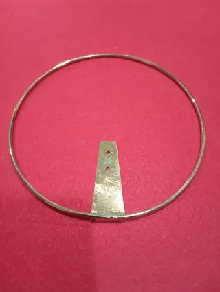 Aureola ottone cm 17