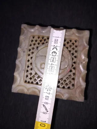 Scatolina in pietra ollare con Yin Yang