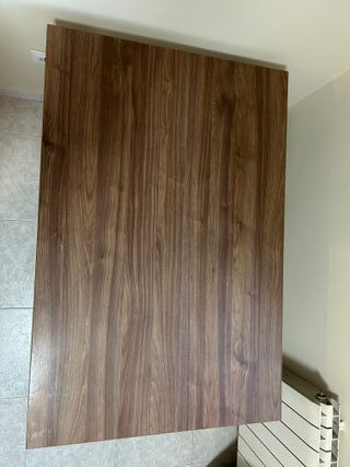 Escritorio madera y metal