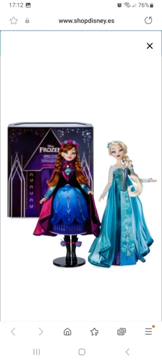 Elsa y Anna Edizione Limitata Disney Frozen