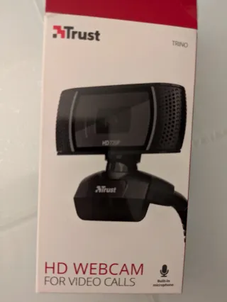 Webcam Trust HD 720p Negra