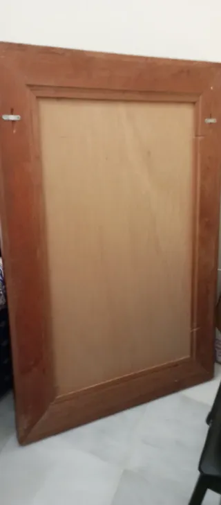 Espejo Rectangular Madera y Cristal