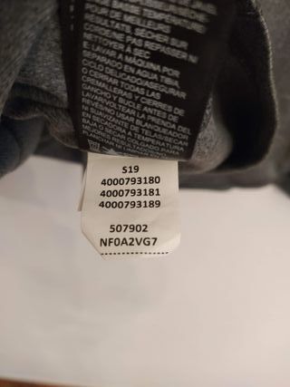 The North Face sudadera deportiva gris XL