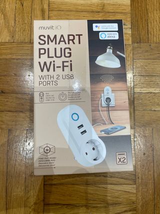 Enchufe Inteligente Muvit Wi-Fi con 2 Puertos USB