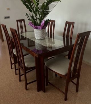 6 Sillas de Comedor Madera