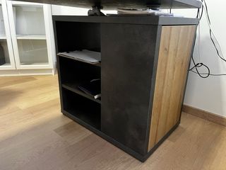 Scrivania ufficio moderna grigio/legno