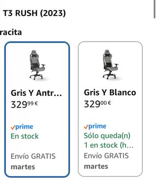 Silla Gaming Corsair T3 Rush