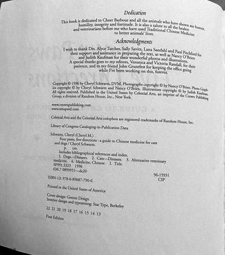 Four Paws, Five Directions A Guide to Chinese M...