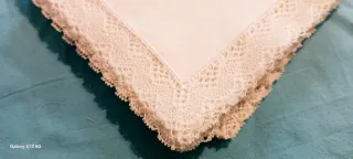 Fazzoletti antichi con pizzo vintage