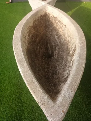 Barca/Jardinera Piedra Beige/Gris