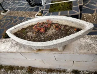 Barca/Jardinera Piedra Beige/Gris