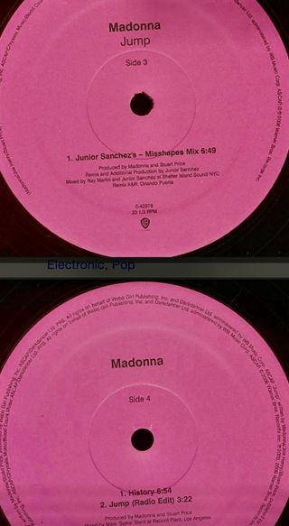 PRECINTADO 2 x12” Vinilo Madonna - Jump
