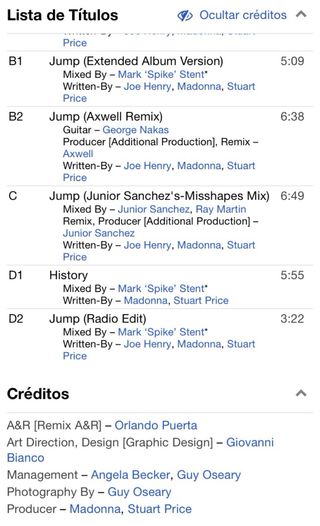 PRECINTADO 2 x12” Vinilo Madonna - Jump