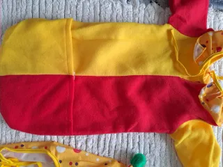 Disfraz payaso bebé talla de 0 a 12 meses con gorr