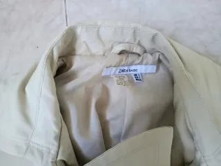 Gabardina Zara Beige Talla S
