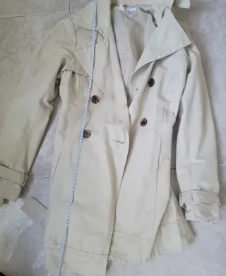 Gabardina Zara Beige Talla S