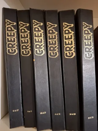 6 tomos comic creepy