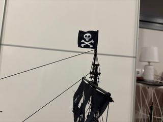 Maqueta Perla Negra hecha a mano