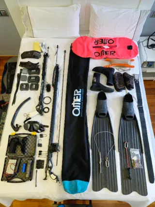 Equipo completo pesca submarina