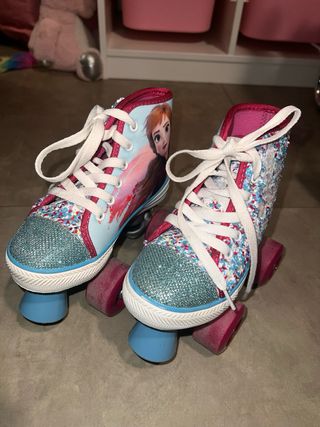 Patines 4 ruedas Frozen Talla 29/30. Negociable