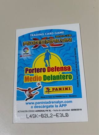 Cromo Adrenalyn 2017-18 Card Invencible