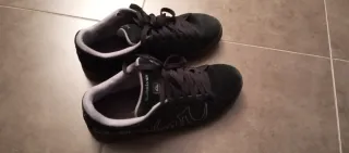 Zapatillas Quiksilver Hombre Negras en piel.