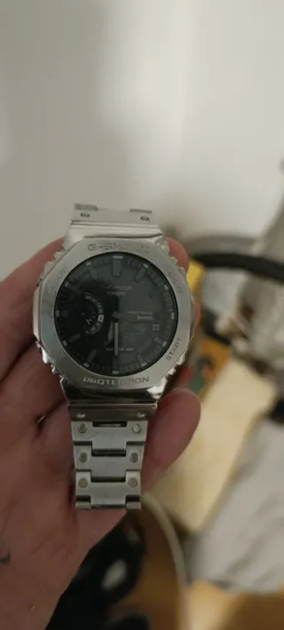 Reloj Casio G-Shock de acero. Reloj con bluetooth.