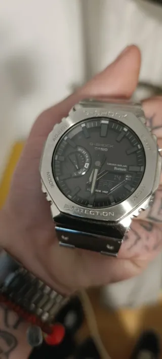 Reloj Casio G-Shock de acero. Reloj con bluetooth.