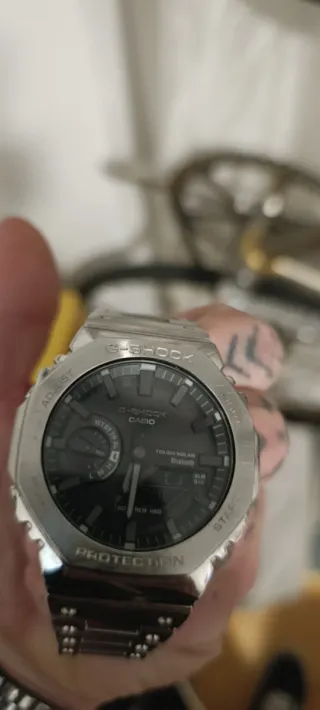 Reloj Casio G-Shock de acero. Reloj con bluetooth.