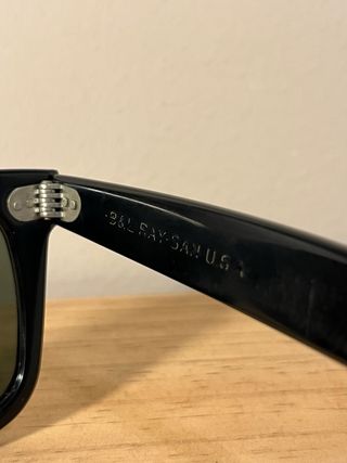 Ray-Ban Wayfarer B&L USA 80s