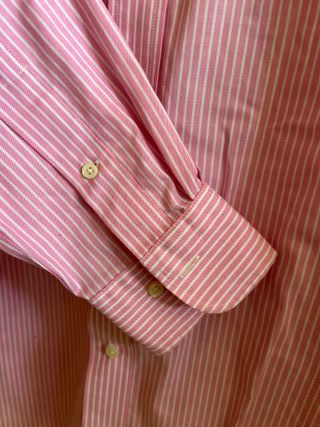 Camisa Ralph Lauren Rosa Rayas Talla 42
